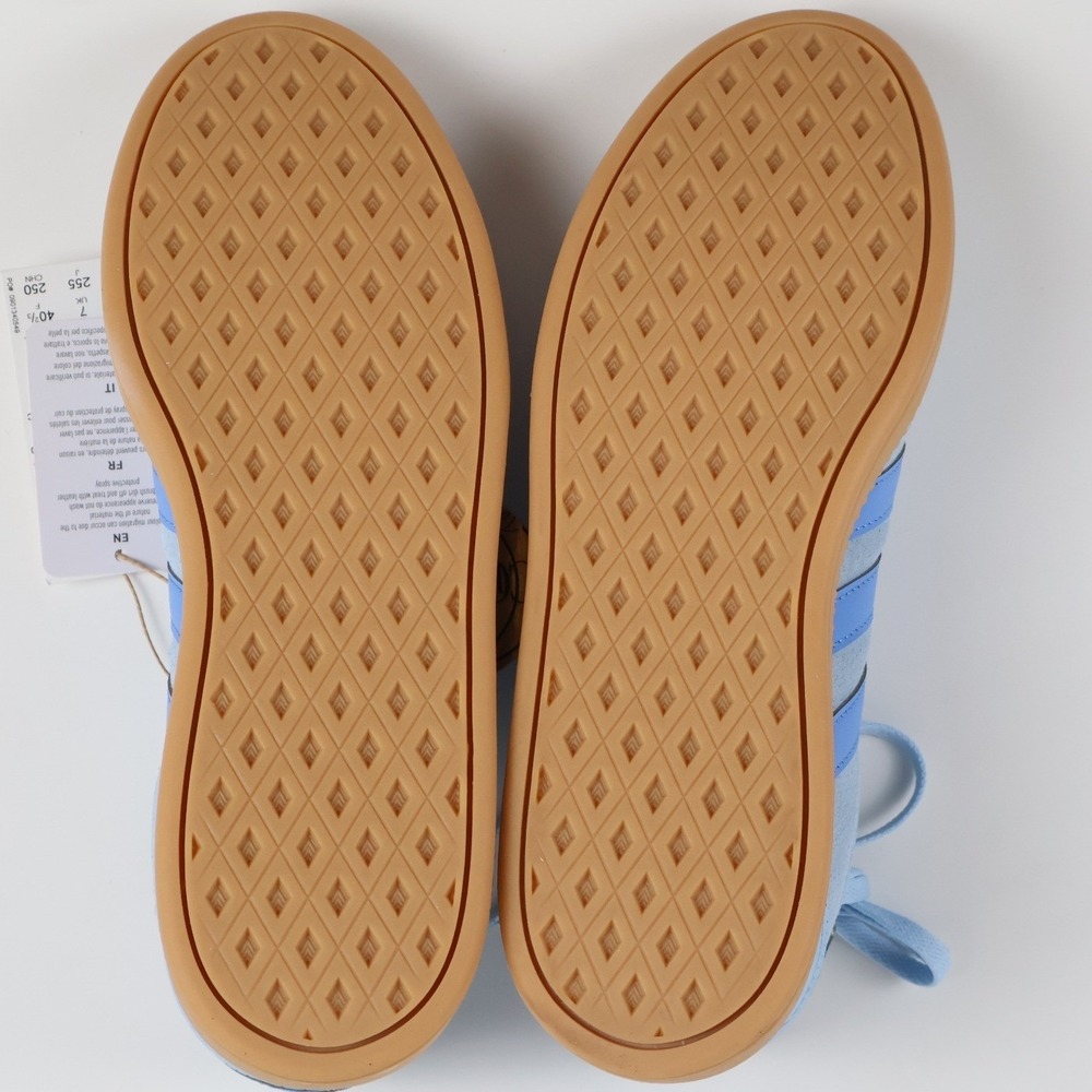 Adidas Sneakers Breaknet Sleek Blue Suede Gum Sole 8.5 NWT - Picture 3 of 8